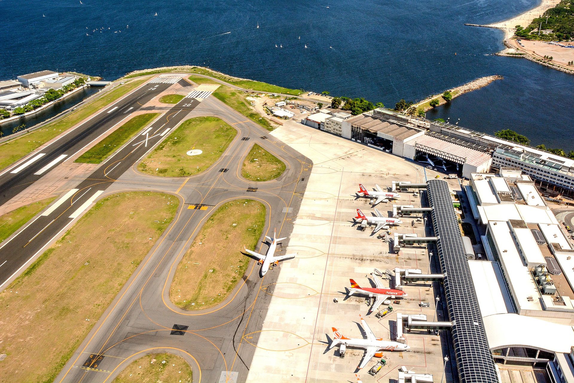 Airport runways in Brazil